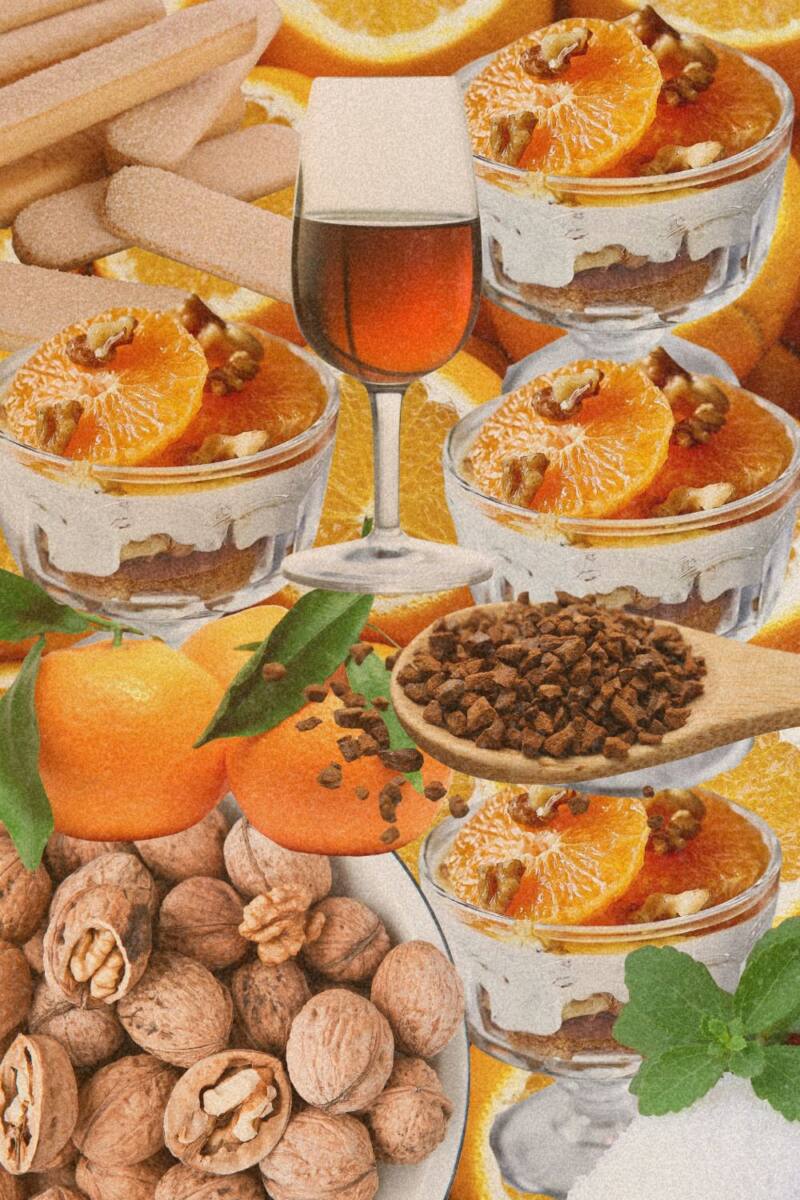 Clementine And California Walnut Tiramisu