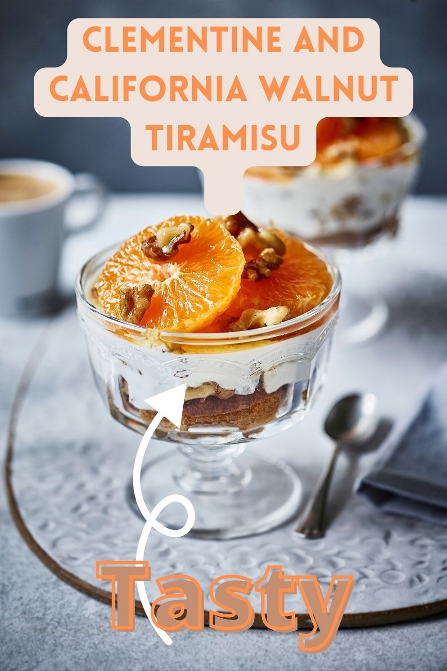 Clementine And California Walnut Tiramisu Clementine And California Walnut Tiramisu