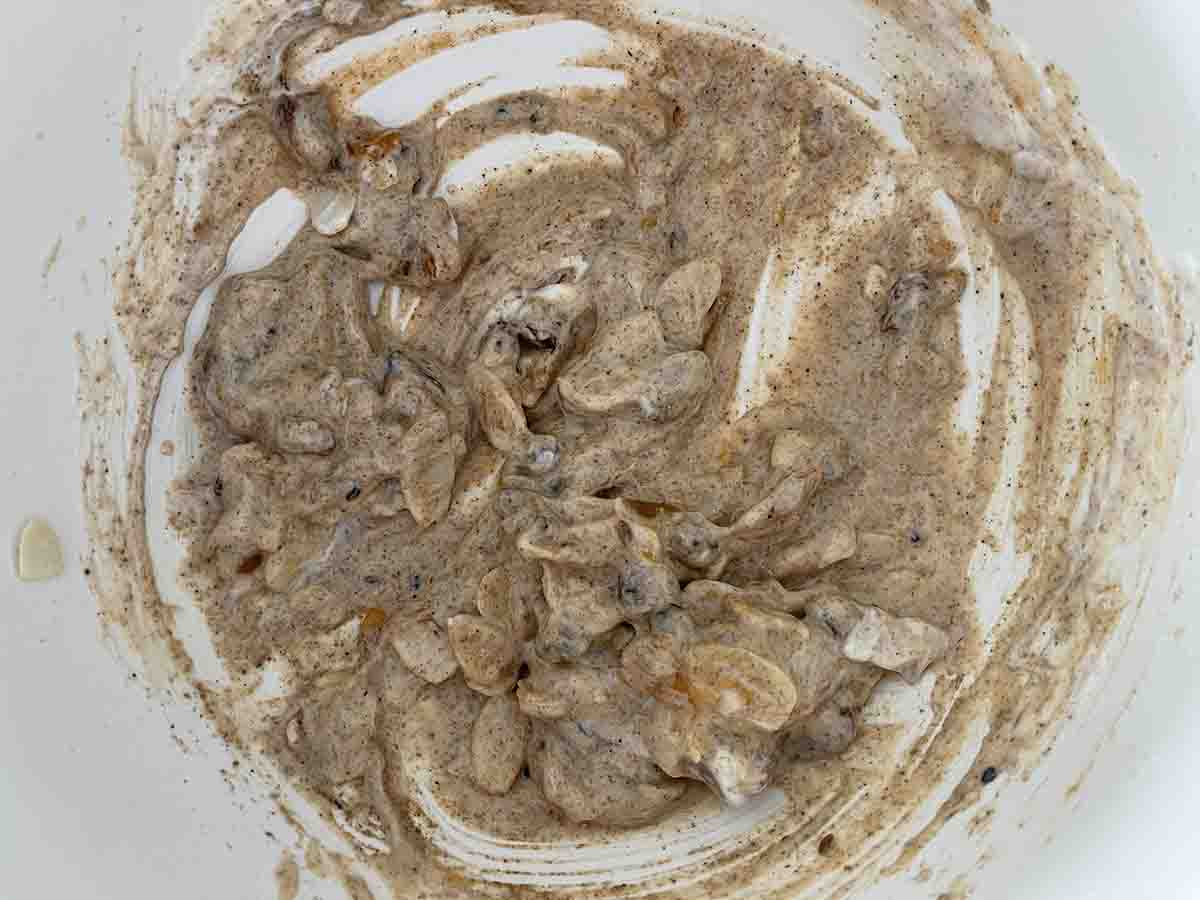 spicy mayonnaise in a bowl.