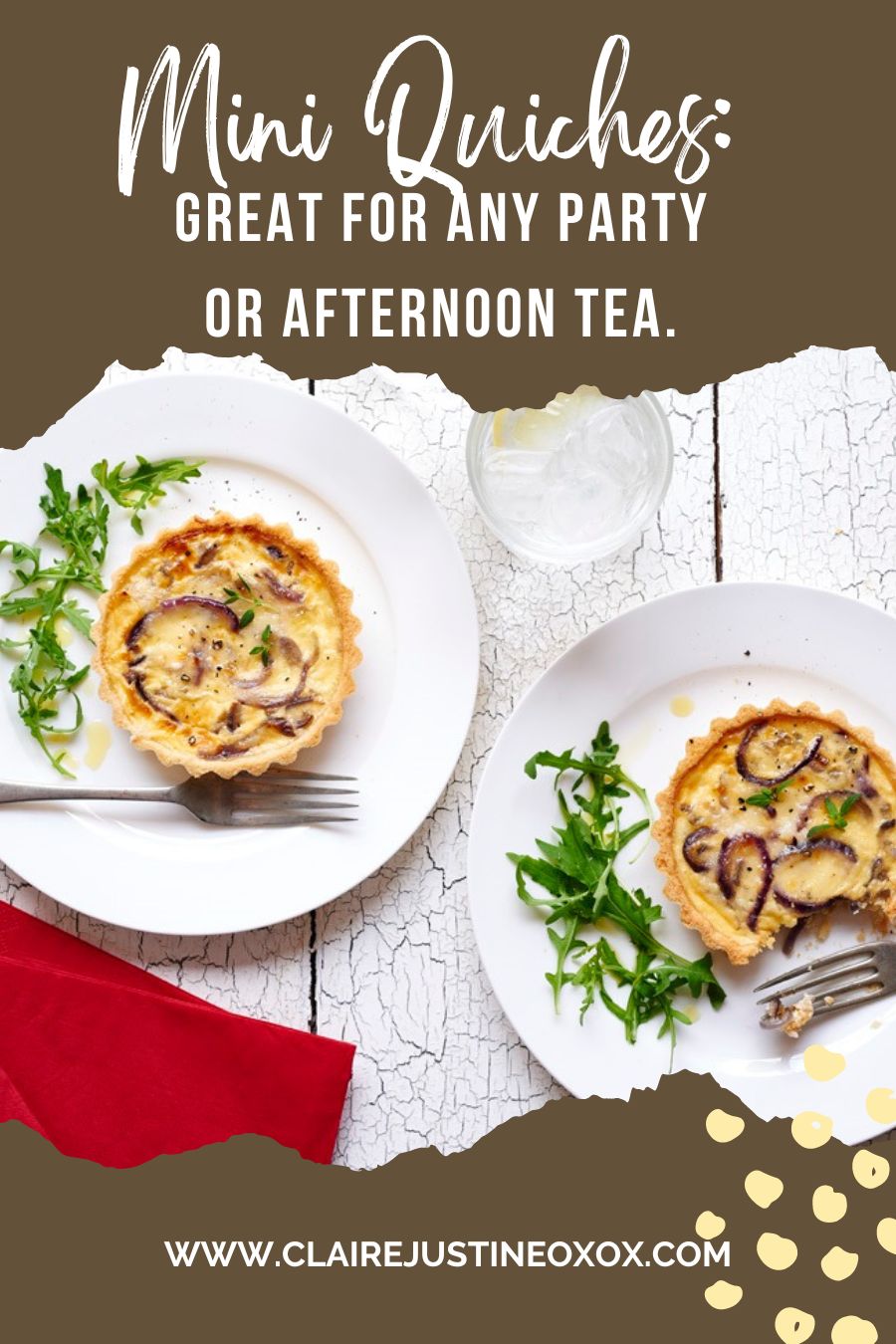 Mini Quiches: Great For Any Party Or Afternoon Tea. Mini Quiches: Great For Any Party Or Afternoon Tea.