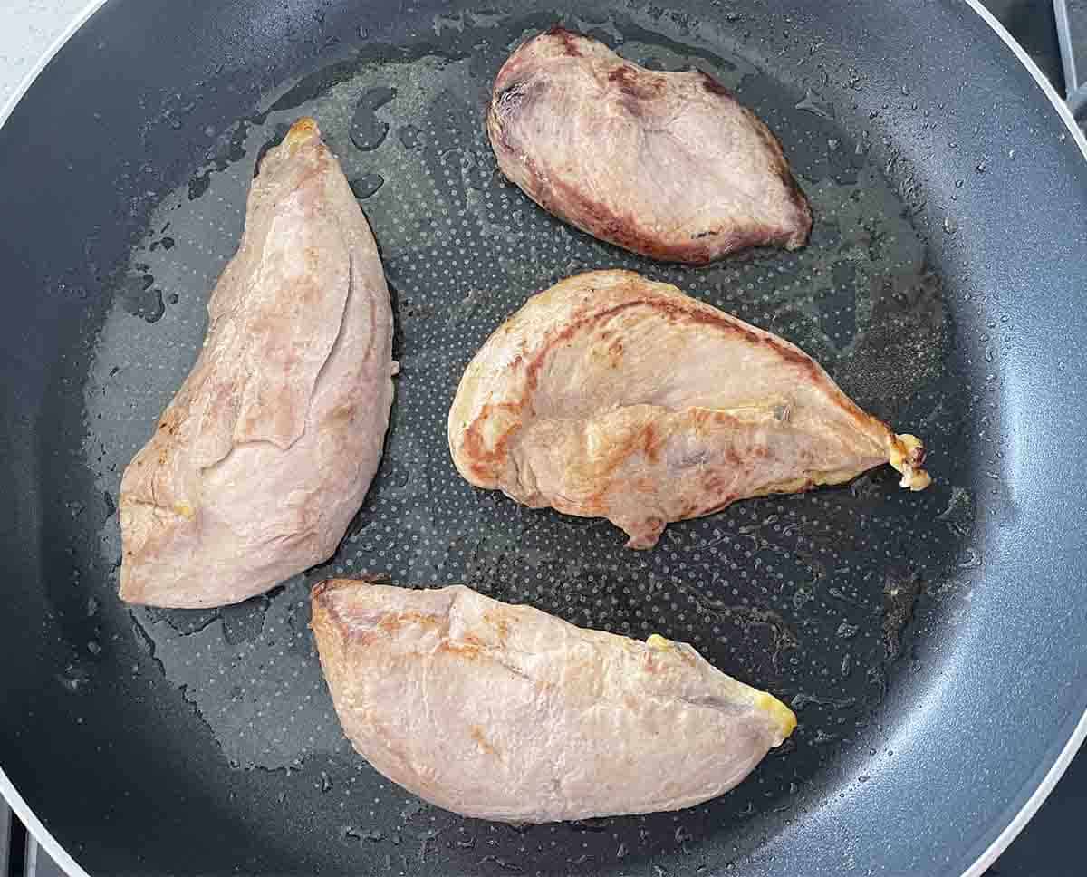 seared pheasant.