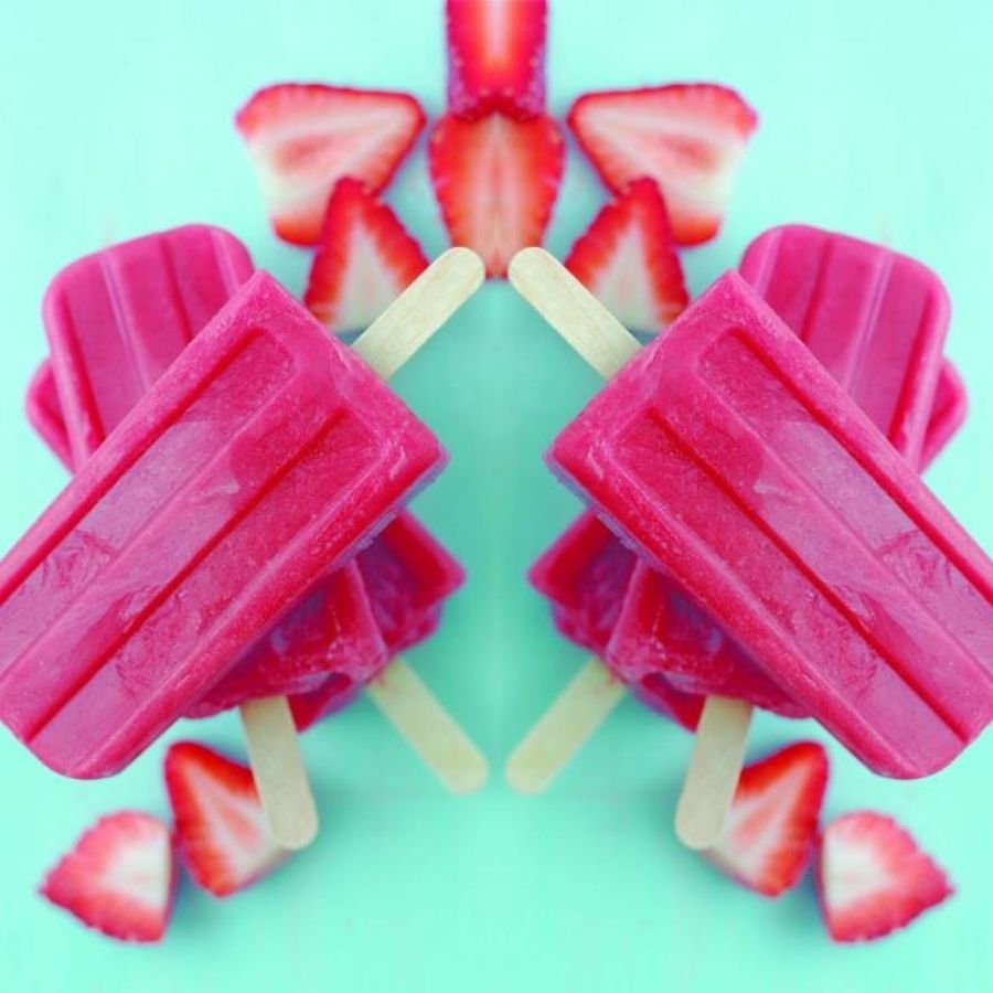 Strawberry And Custard Lollies & How To Make
