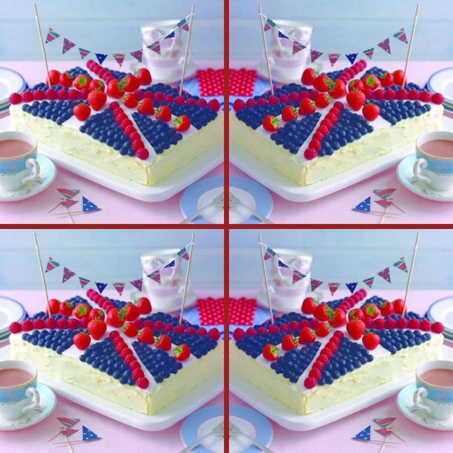 Union Jack Jubilee Cake