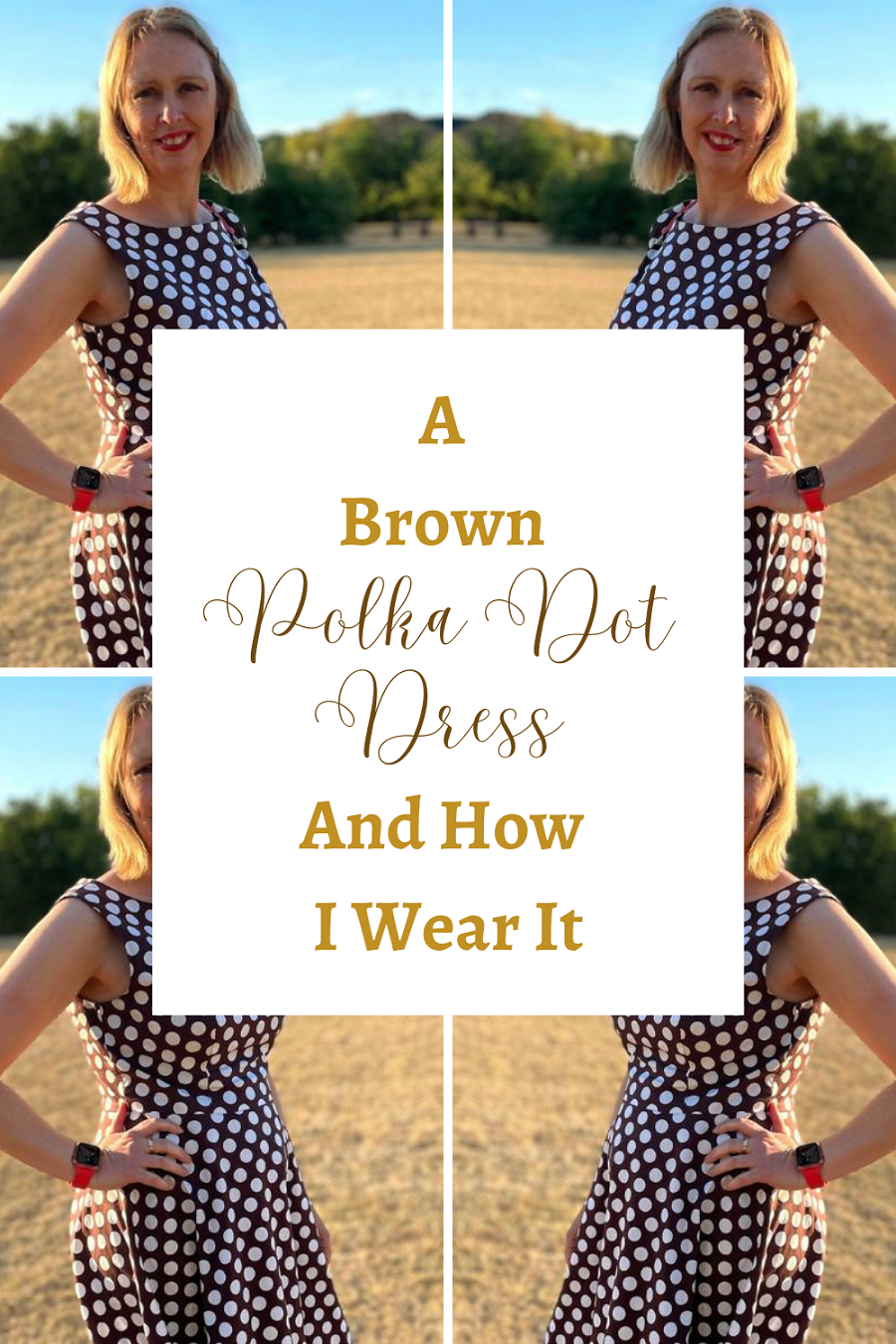 A Brown Polka Dot Dress And How I Wear It A Brown Polka Dot Dress And How I Wear It