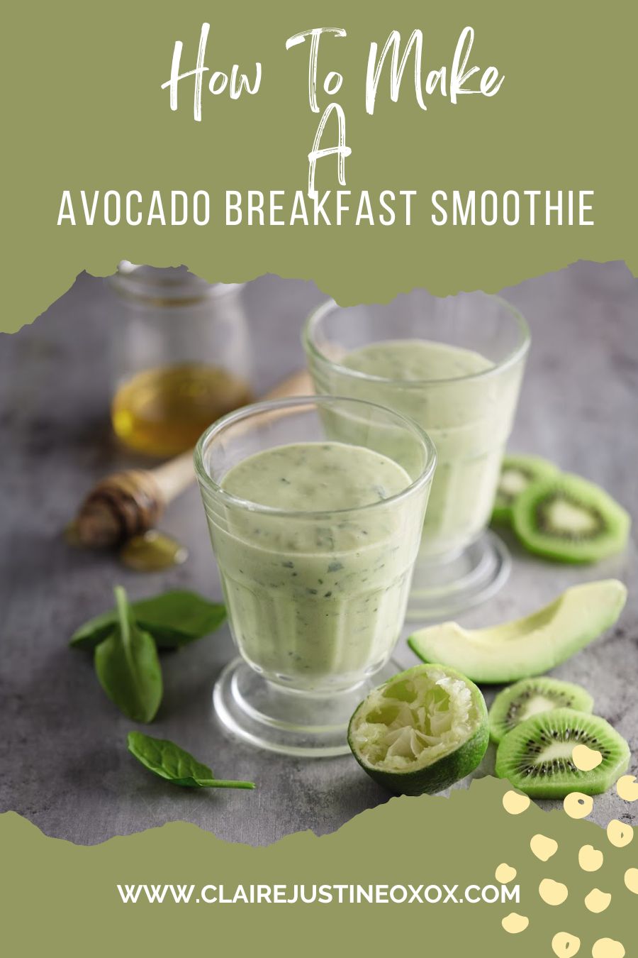 Avocado Breakfast Smoothie Avocado Breakfast Smoothie