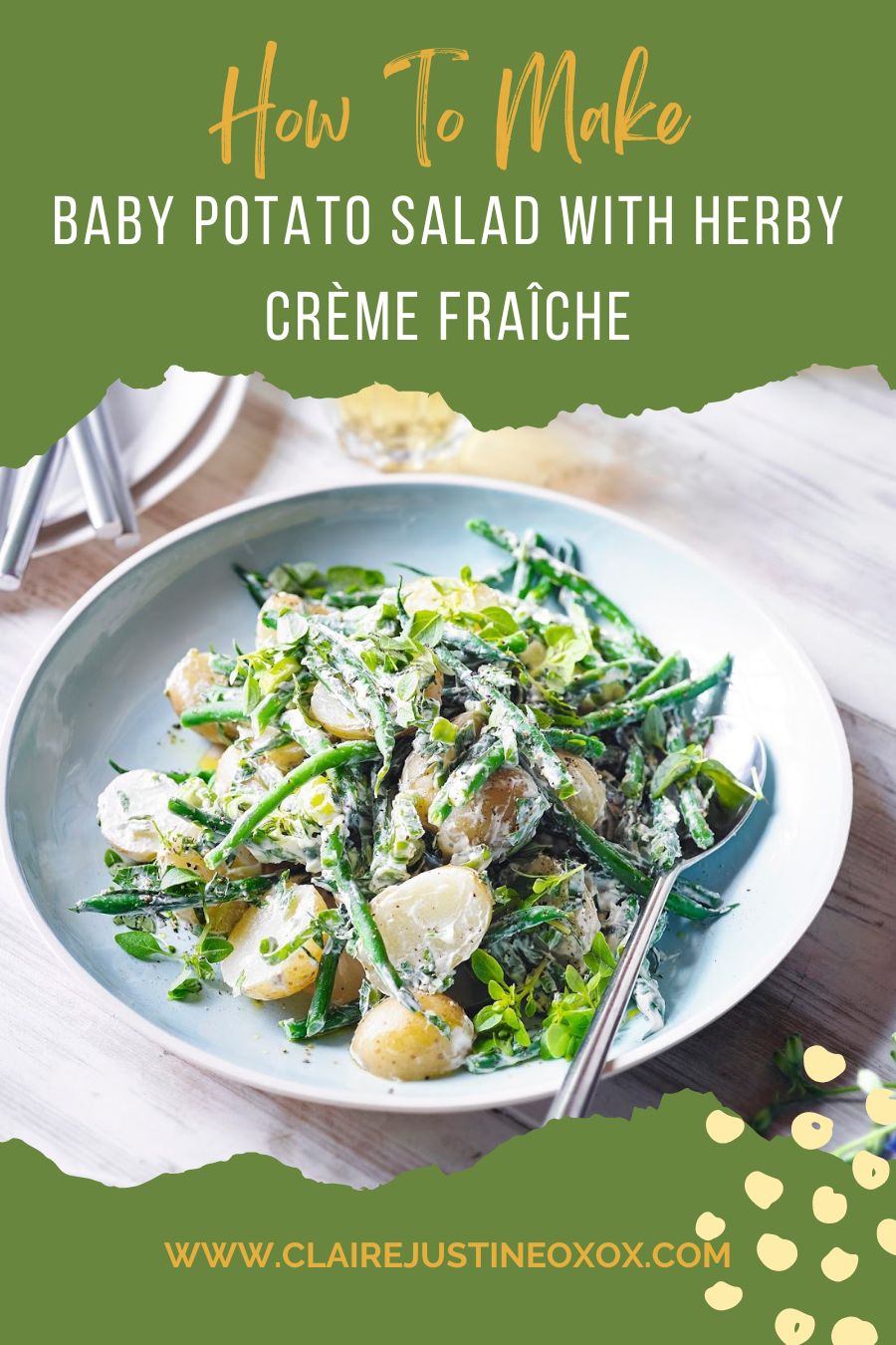 Baby Potato Salad with Herby Crème Fraîche.