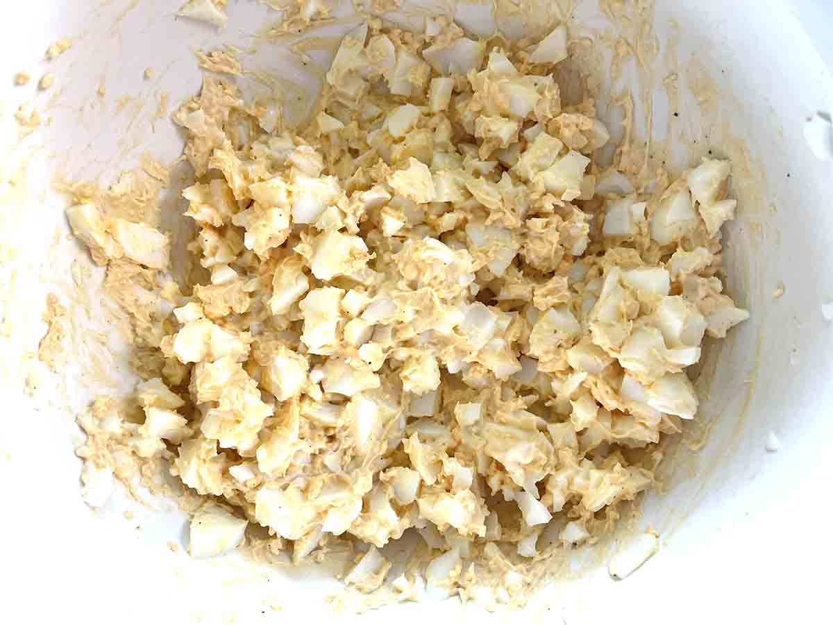 mixture stirred and ready.