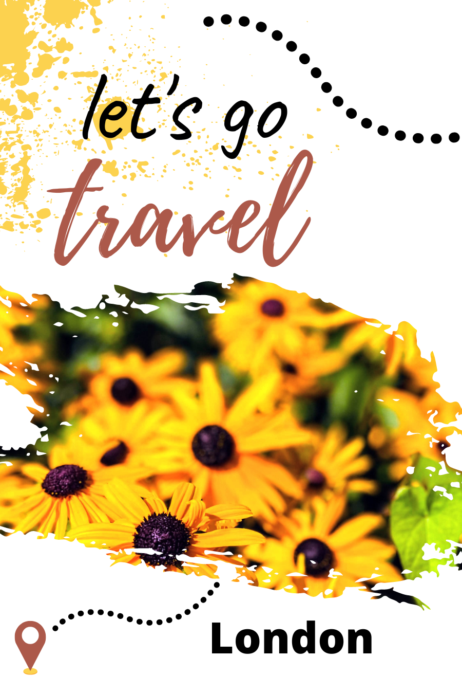 Flowers With Yellow Petals And Brown Center