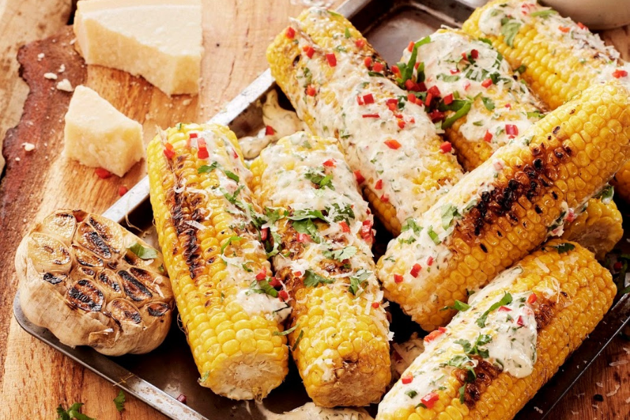 Latin Style Grilled Corn With A Kick Latin Style Grilled Corn With A Kick