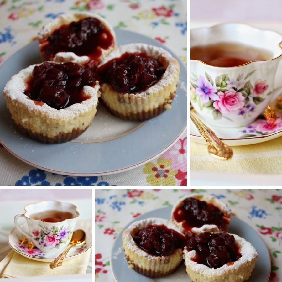 33 Cheesecake Recipes For Afternoon Tea Lemon Curd And Cherry Mini Cheesecakes…