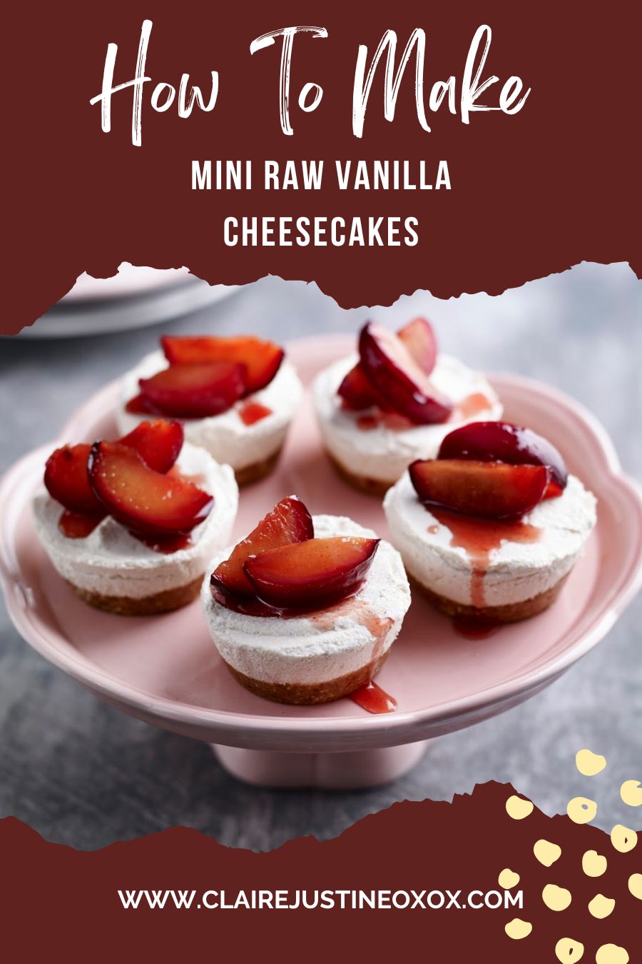 Mini Raw Vanilla Cheesecakes Recipe Mini Raw Vanilla Cheesecakes Recipe