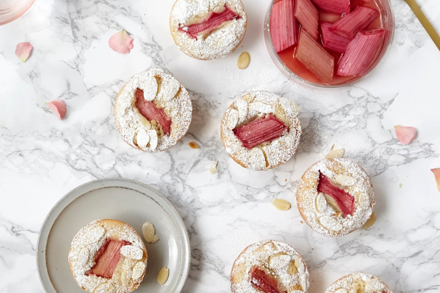 Rhubarb & Rose Friands And How To Make Some