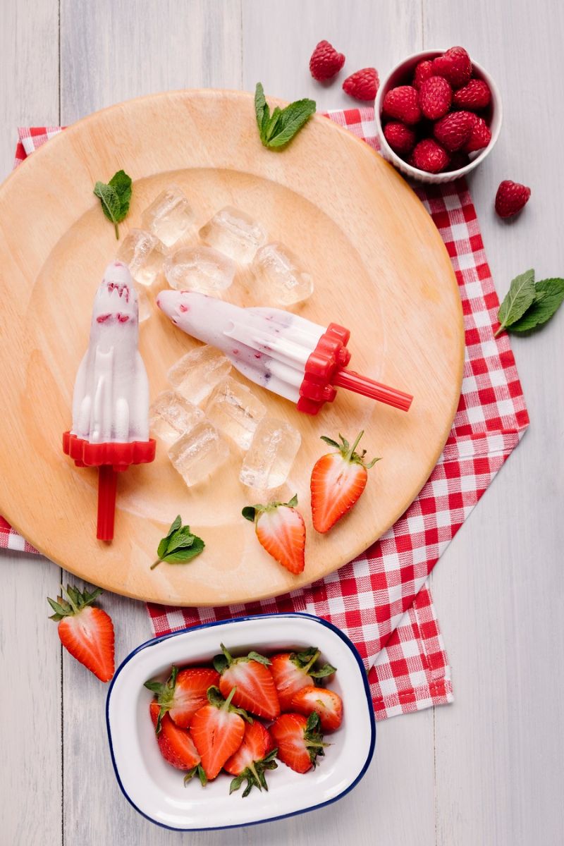 Super Fruity Milkshake Lollies