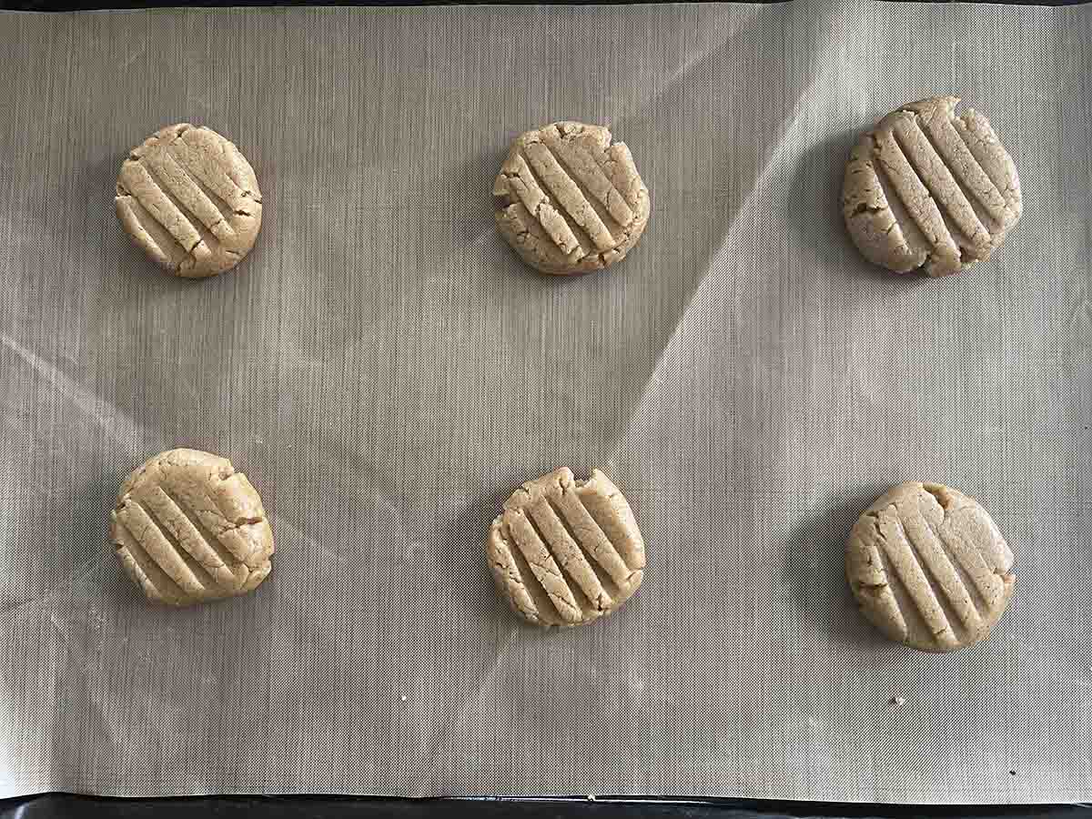 biscuits ready for oven.