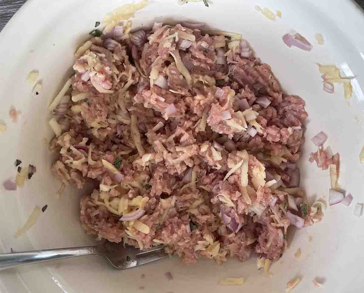 burger mix.