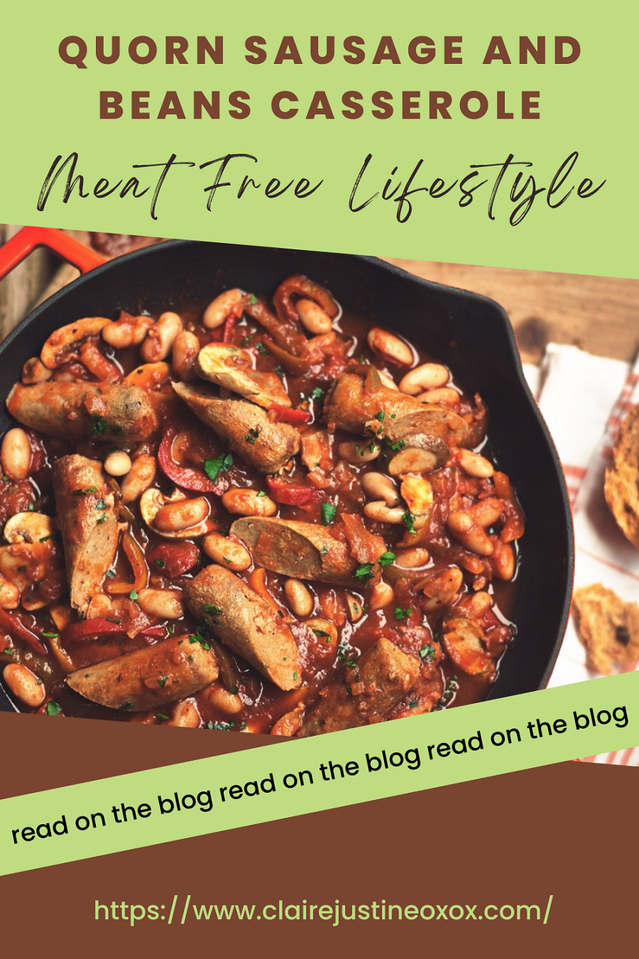 Quorn Sausage And Beans Casserole