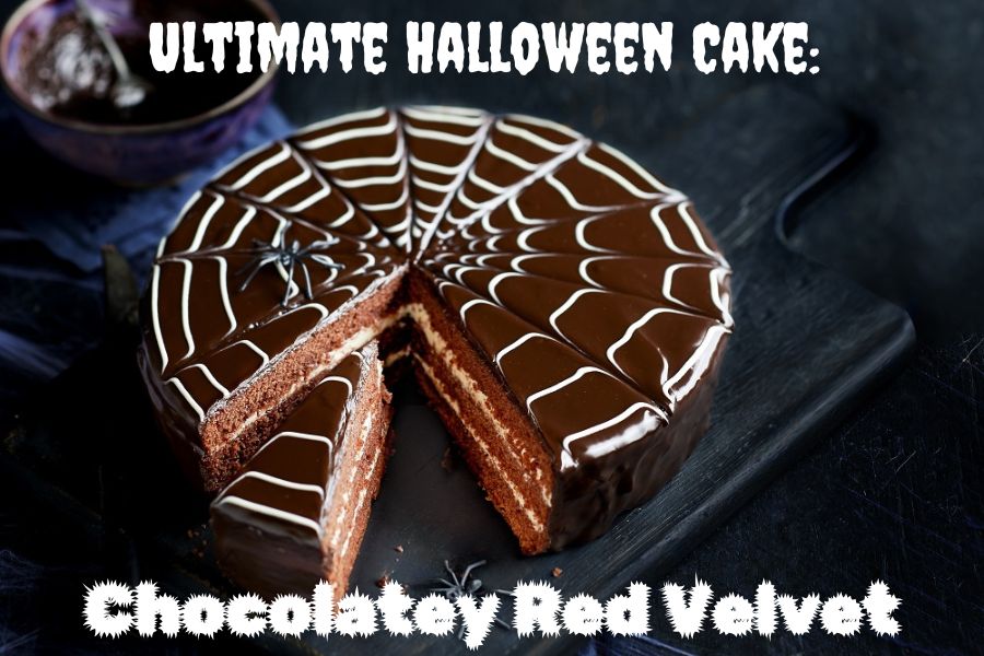Ultimate Halloween Cake: Chocolatey Red Velvet