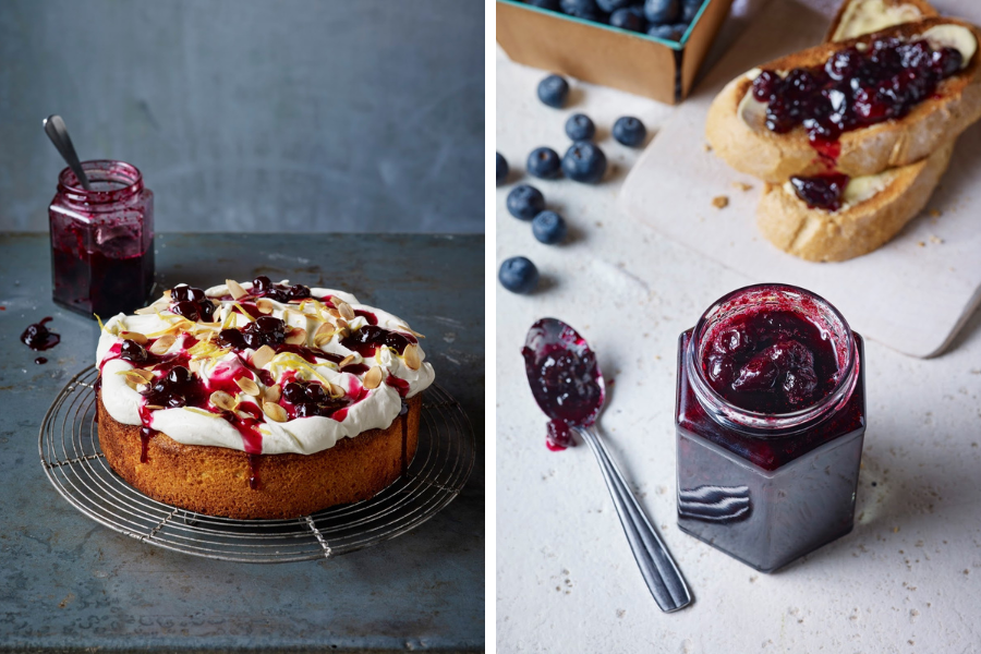 Earl Grey’s Blueberry And Almond Polenta Cake Earl Grey’s Blueberry And Almond Polenta Cake.