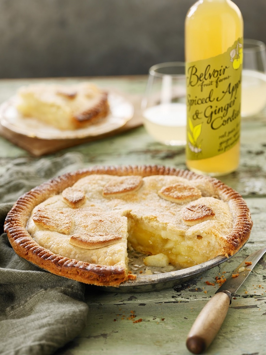 Spiced Apple and Ginger Pie: