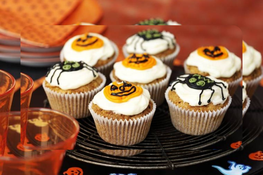 40 Scary Halloween Party Recipe Ideas To Try. Halloween Carrot Muffins.