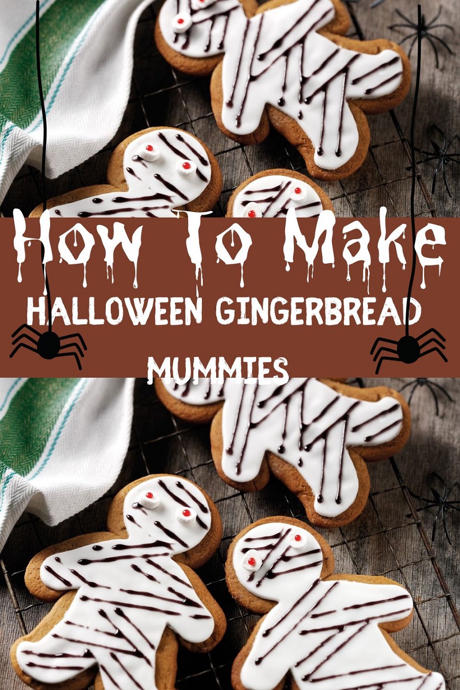 Mummies Revenge: Halloween Gingerbread Mummies. 