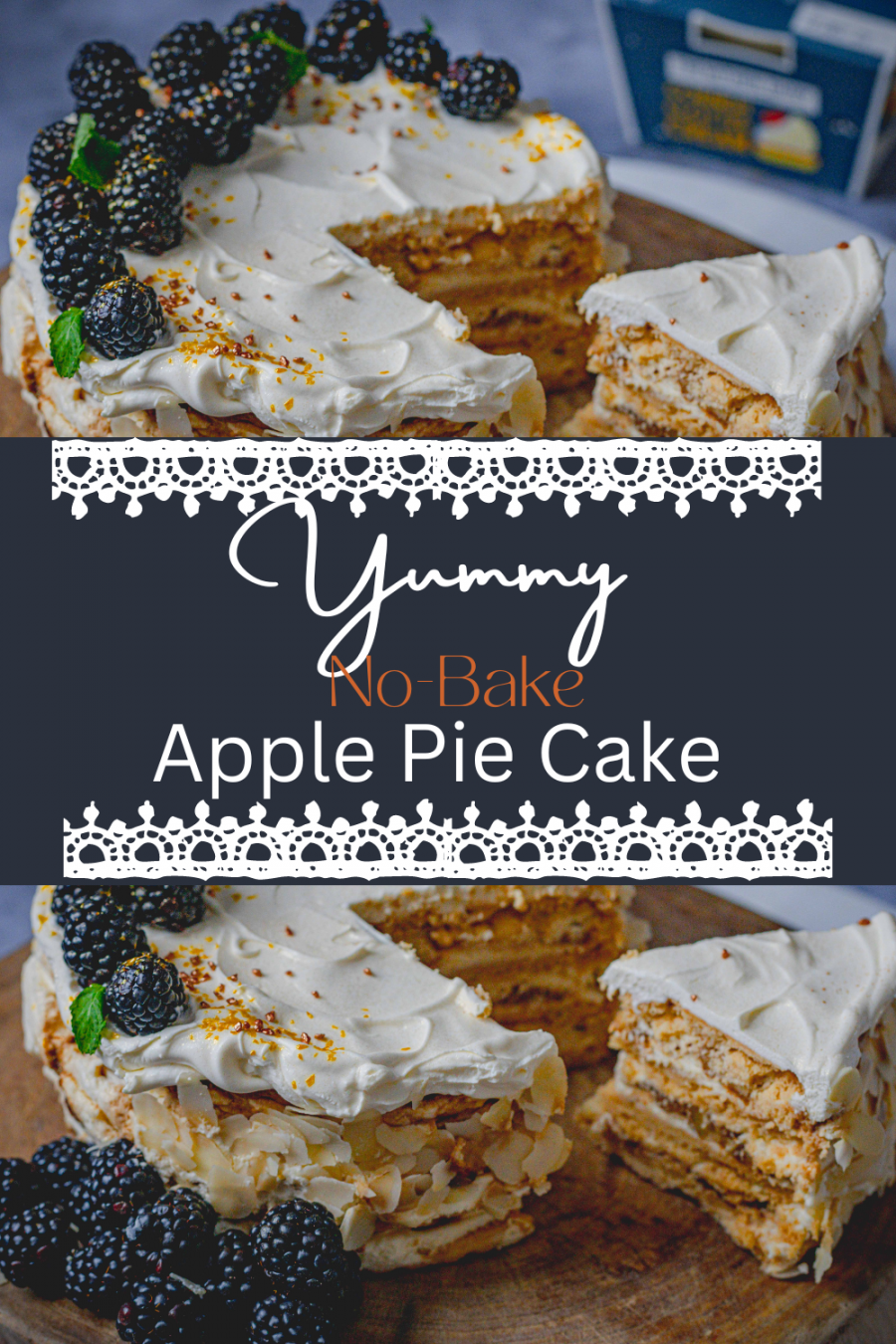 No-Bake Apple Pie Cake. No-Bake Apple Pie Cake.