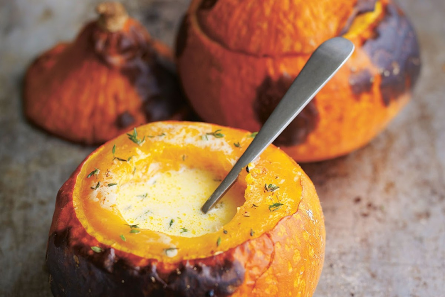 Squashy Bottom Soup Bowls: Autumn Warmers. 