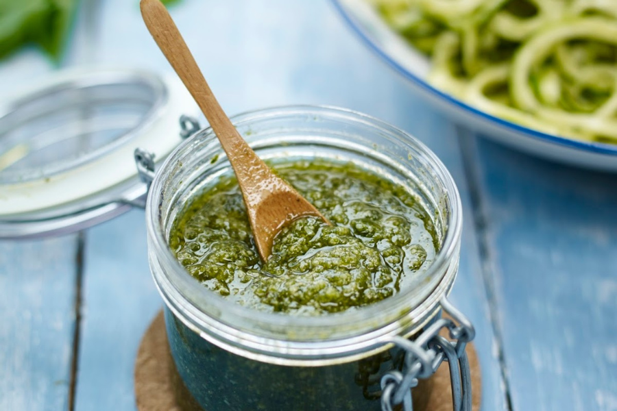 Super Green Pumpkin Pesto