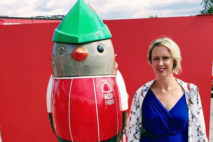 The City Ground Robin Sculpture: Hoodwinked 2018 Nottingham Trail Photos