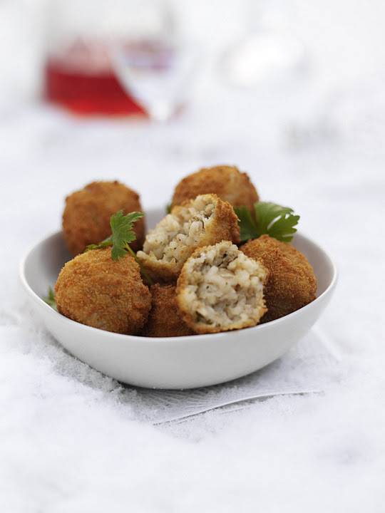 Turkey And Stuffing Arancini: