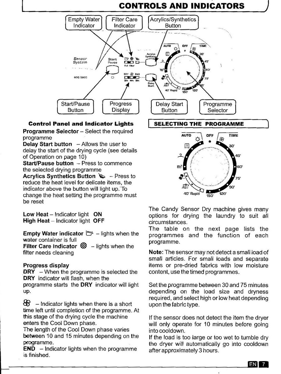 Candy Smart GOC 580C Condenser Tumble Dryer Review.
