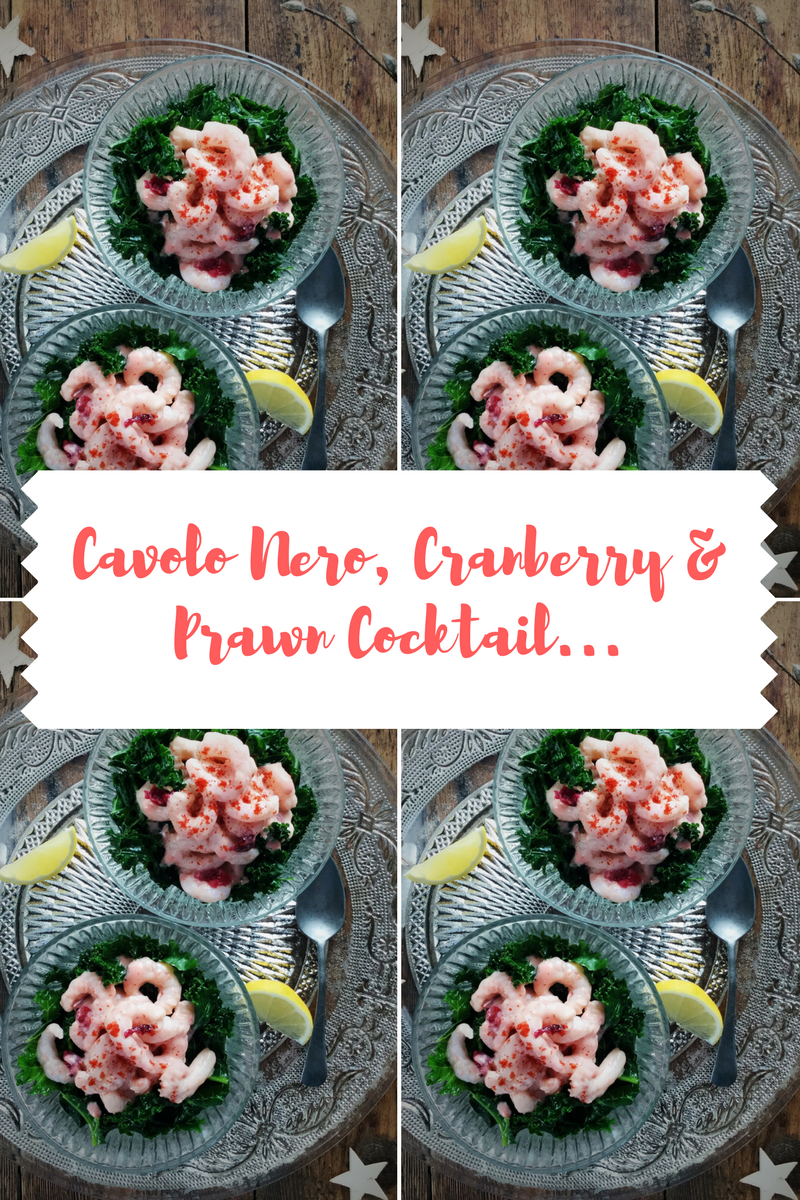 Cavolo Nero, Cranberry & Prawn Cocktail 