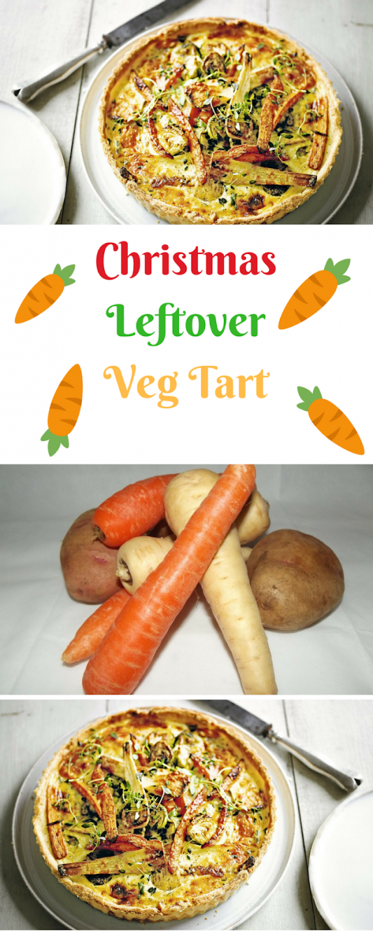 Christmas Leftover Veg Tart. 