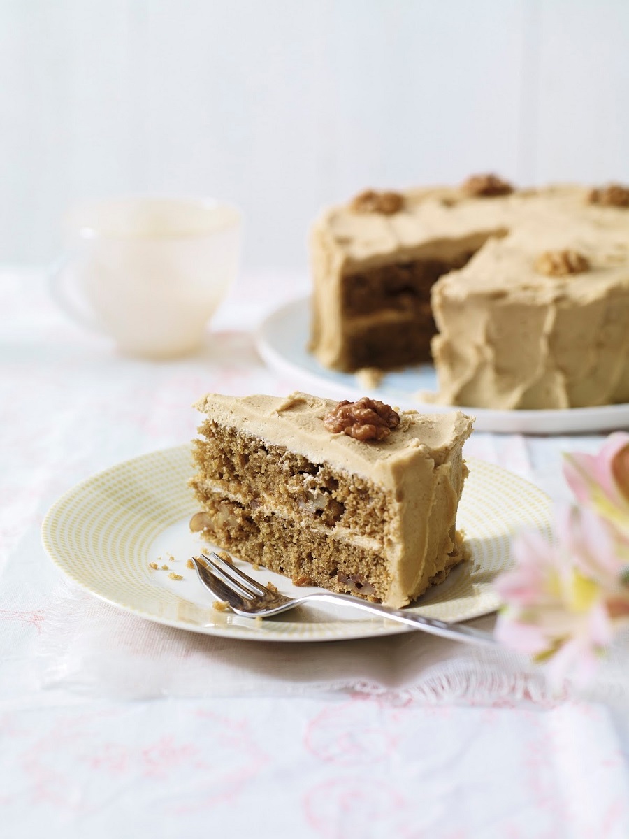 Classic Coffee And Walnut Cake