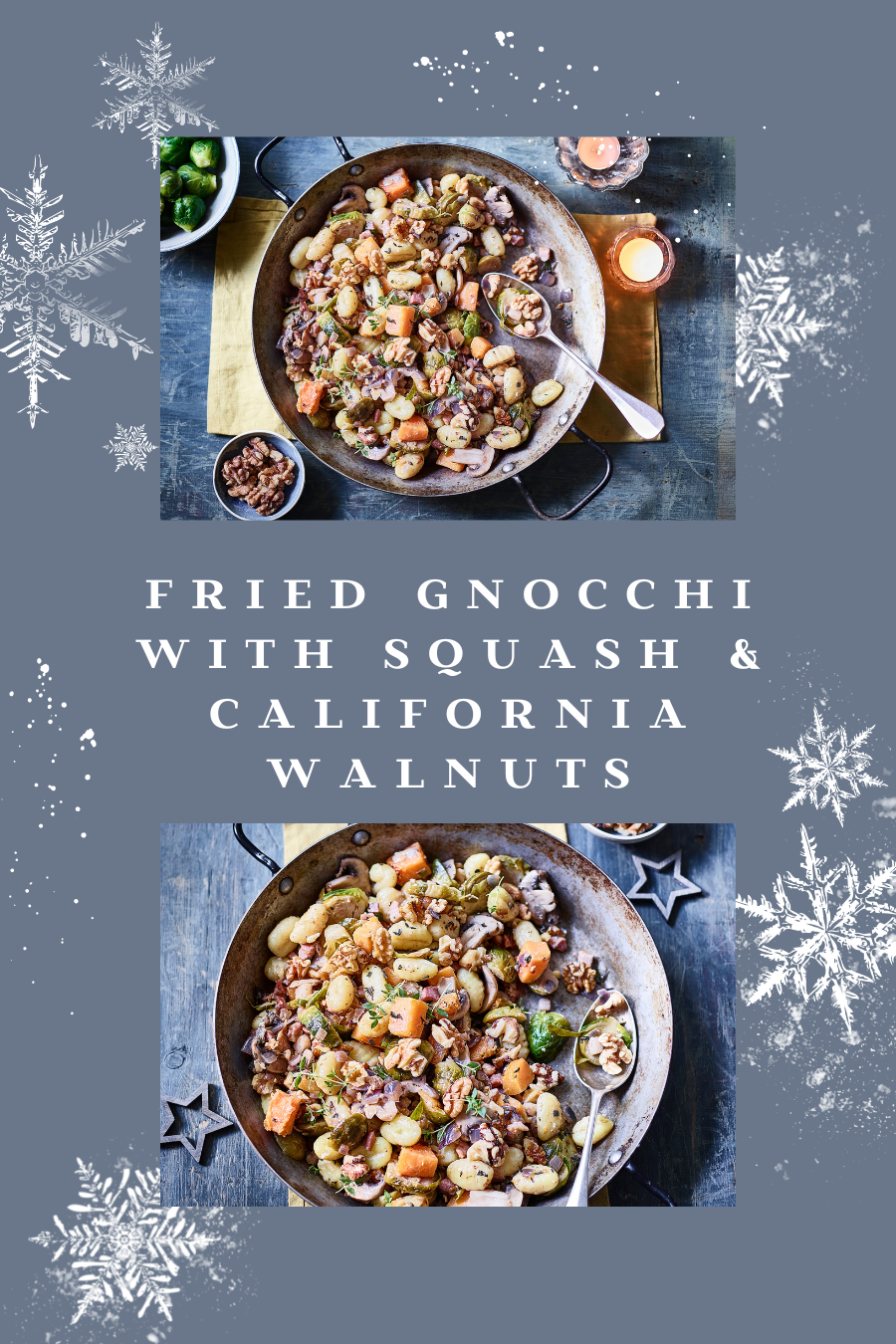 Fried Gnocchi with Squash & California Walnuts