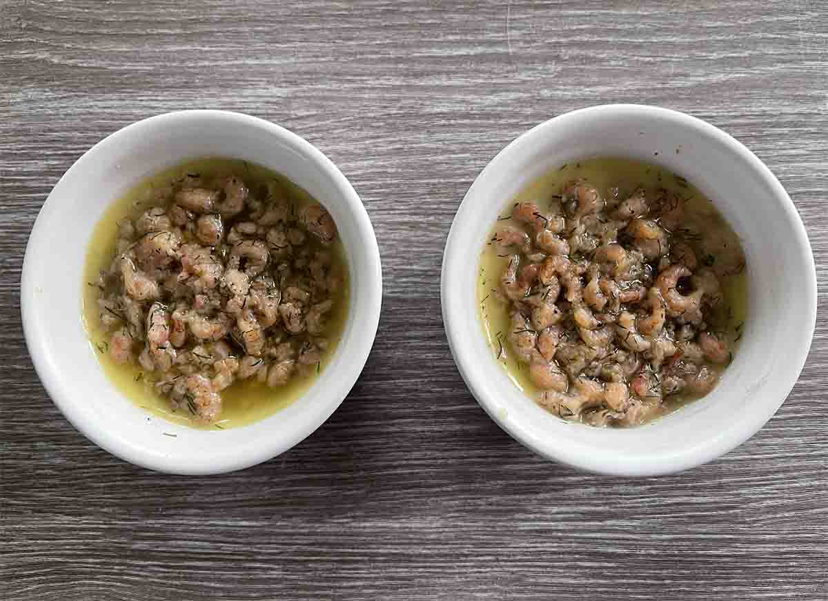 set prawn pate.
