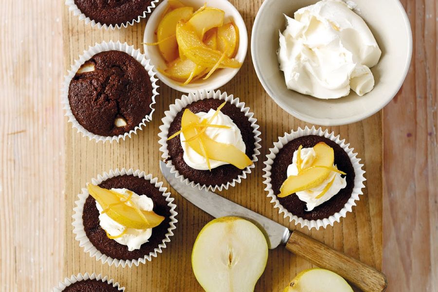 South African Pear And Gingerbread Muffins