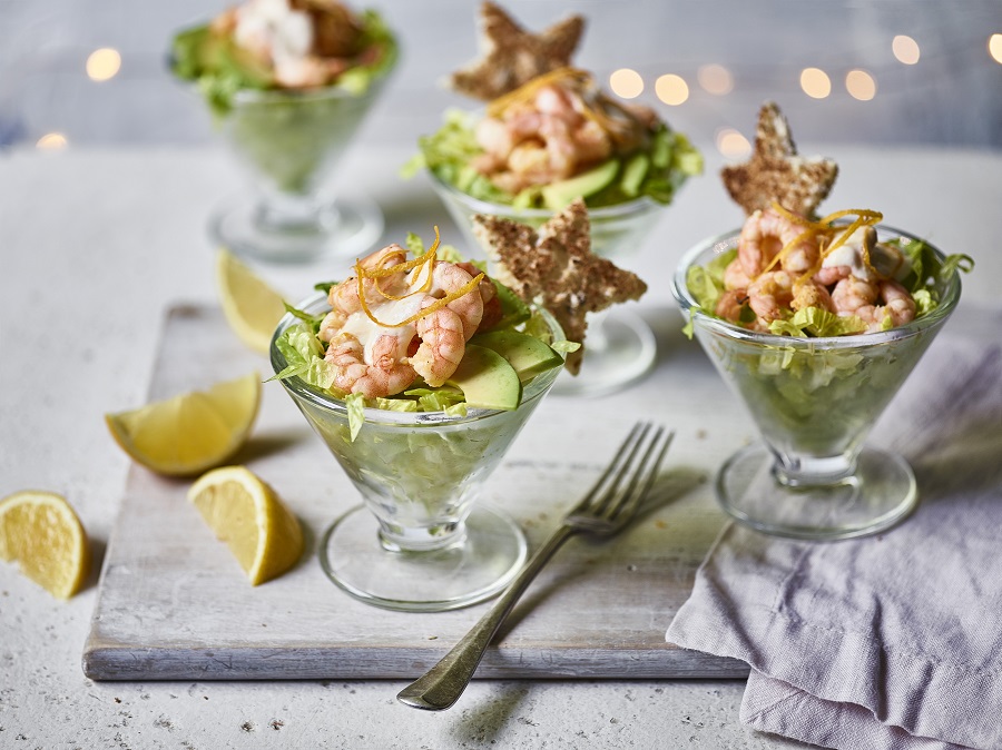 Clementine Marinated Prawn Cocktail