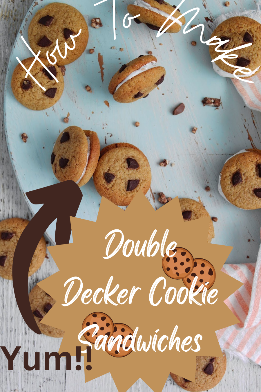 Double Decker Cookie Sandwiches: