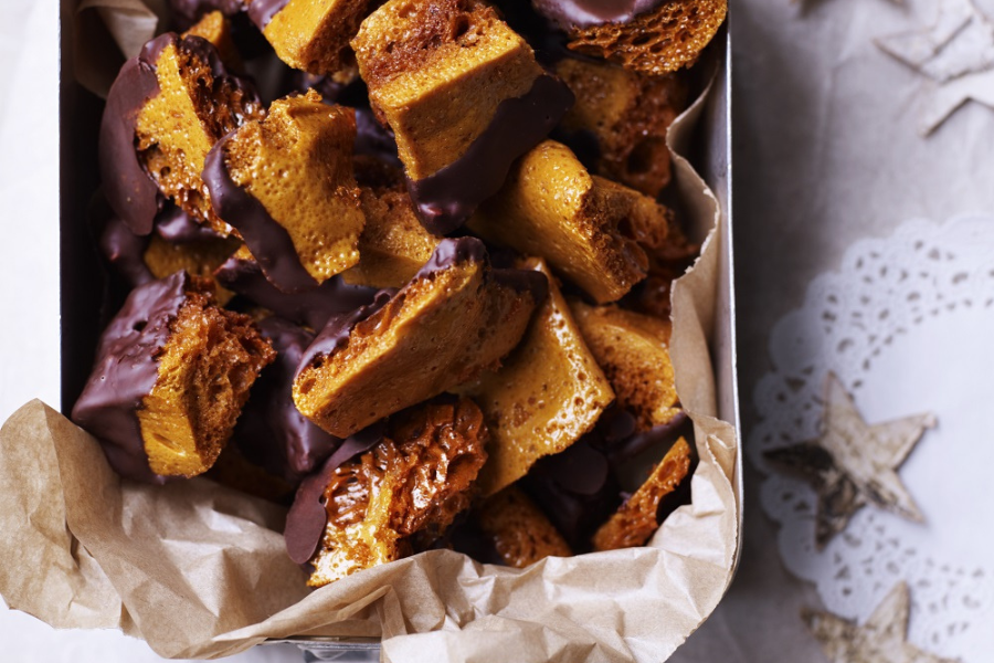 How To Make Chocolate Dipped Honeycomb. How To Make Chocolate Dipped Honeycomb.
