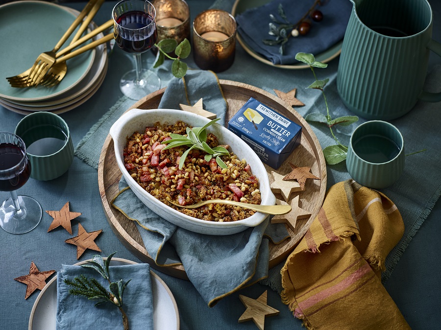 Saffron Bun Christmas Stuffing. 