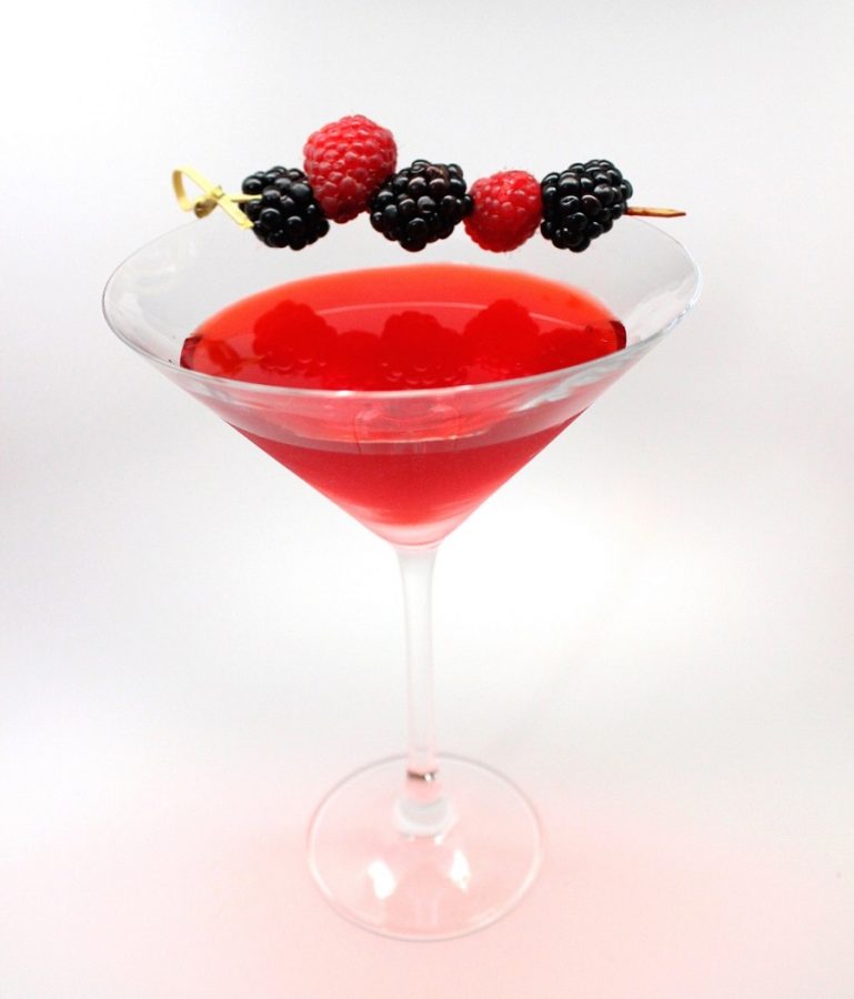 Santa’s Little Helper And Sparkling Peppermint Swirl Holiday Cocktails.