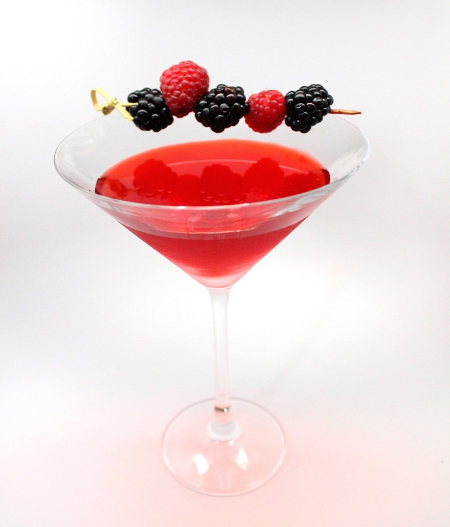 Santa’s Little Helper And Sparkling Peppermint Swirl Holiday Cocktails.