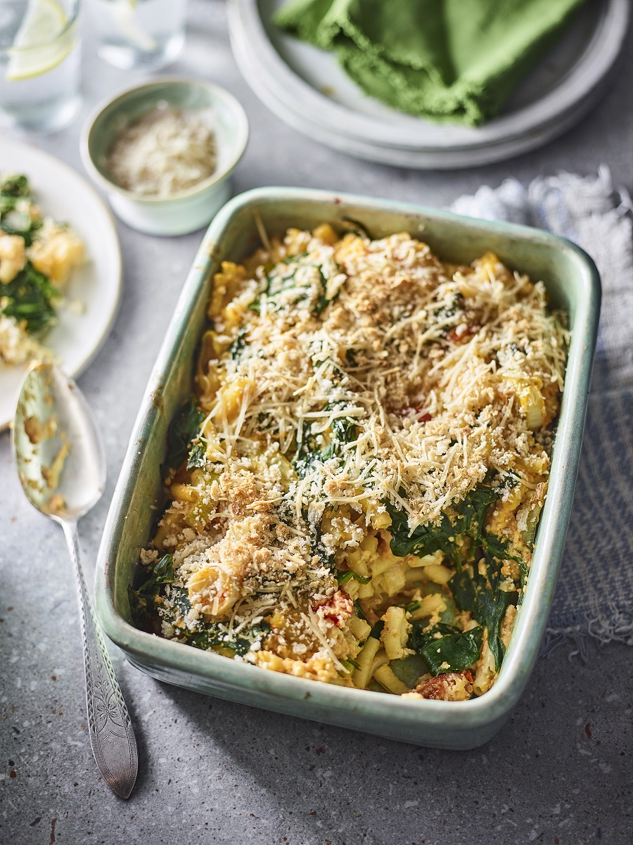 Spinach Pasta Bake 