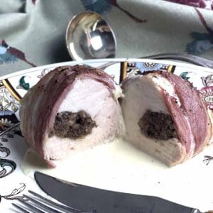 balmoral chicken on a plate.
