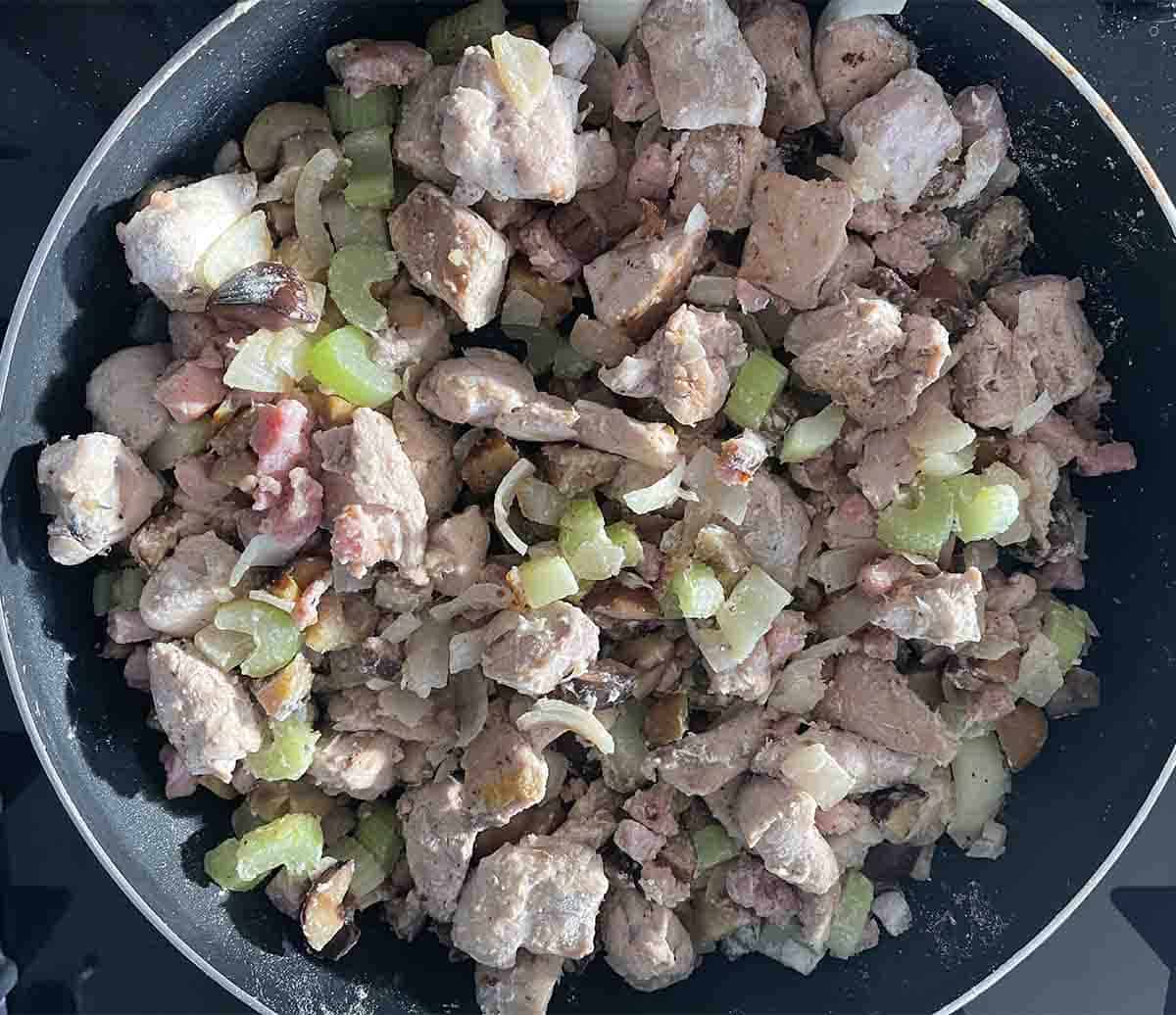vegetables added.