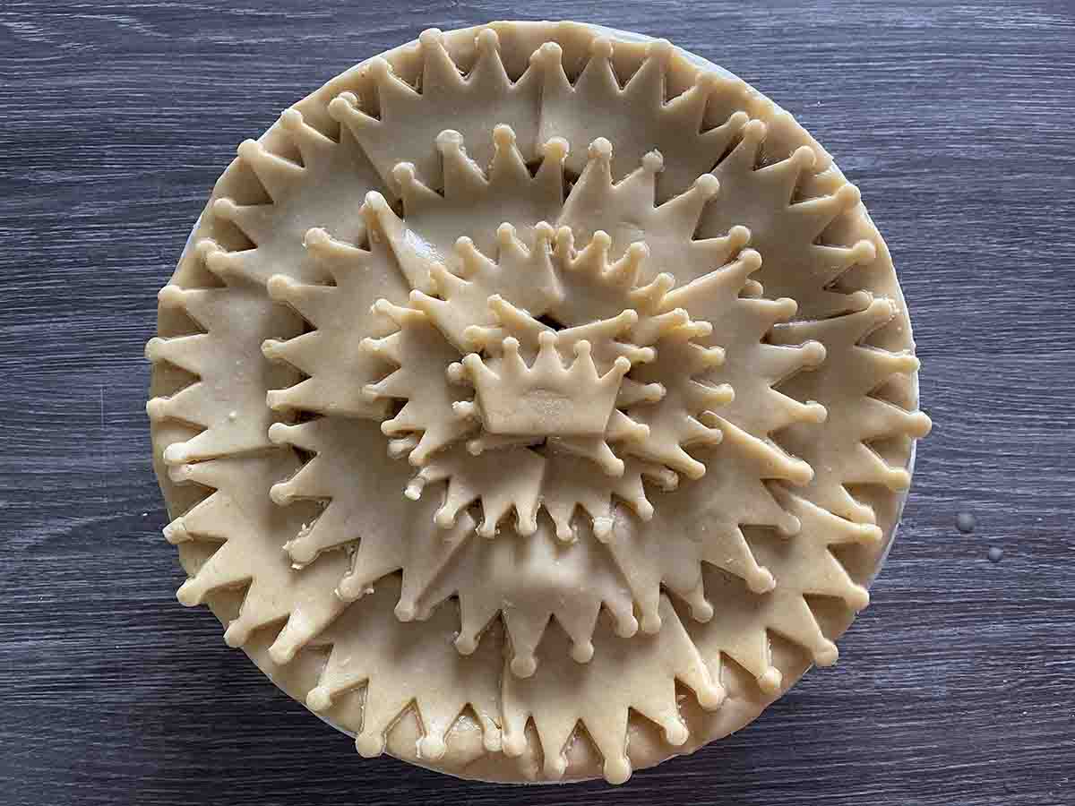 pie ready for cooking.