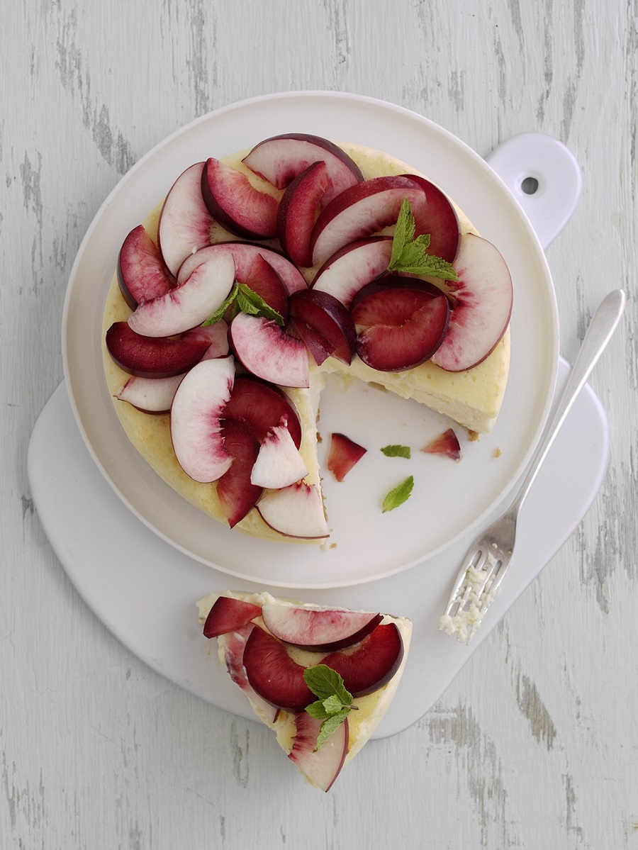 33 Cheesecake Recipes For Afternoon Tea Hex River Valley Plum And Nectarine Cheesecake.