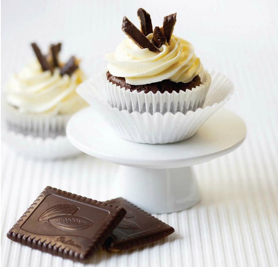 Bahlsen Choco Leibniz Cupcakes.