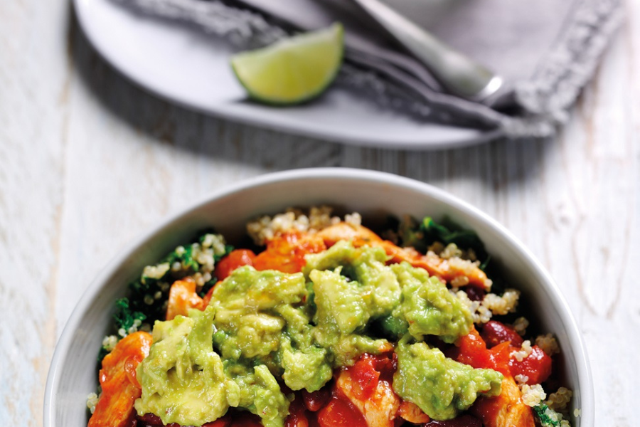 Mexican Quinoa & Kale Bowl: Full Of Vitamins.